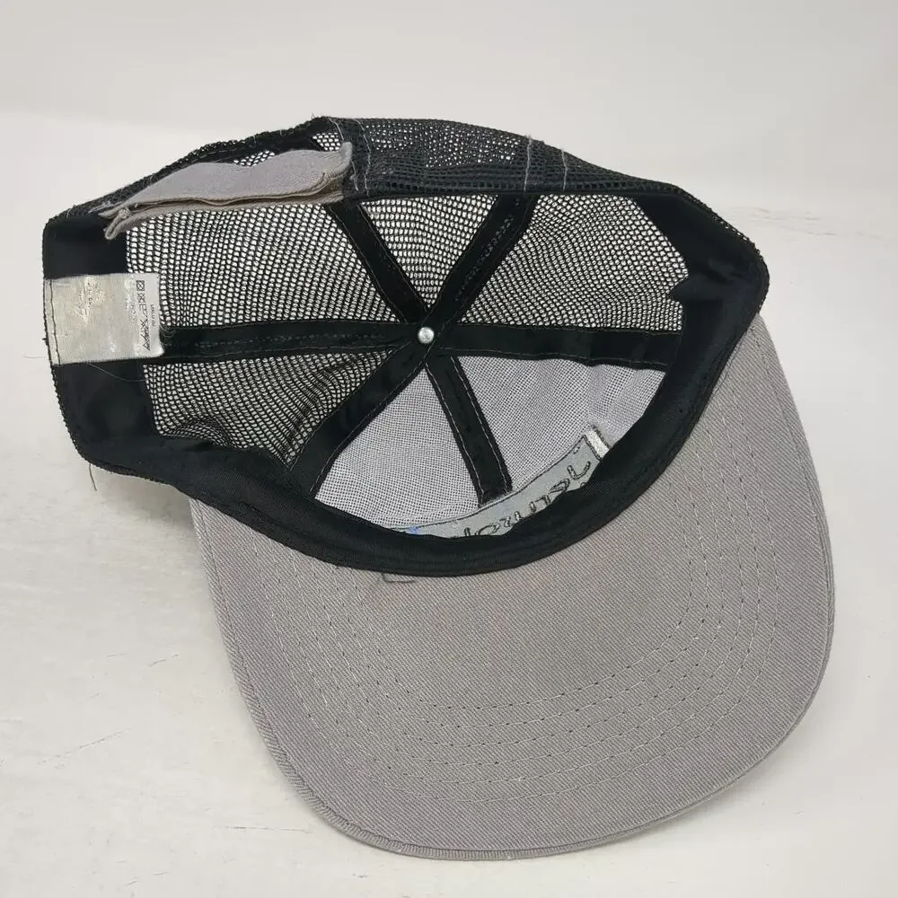 Baseball Cap Gray One Size Jerusalem Limited Edition Mesh Patch Strapback Hat